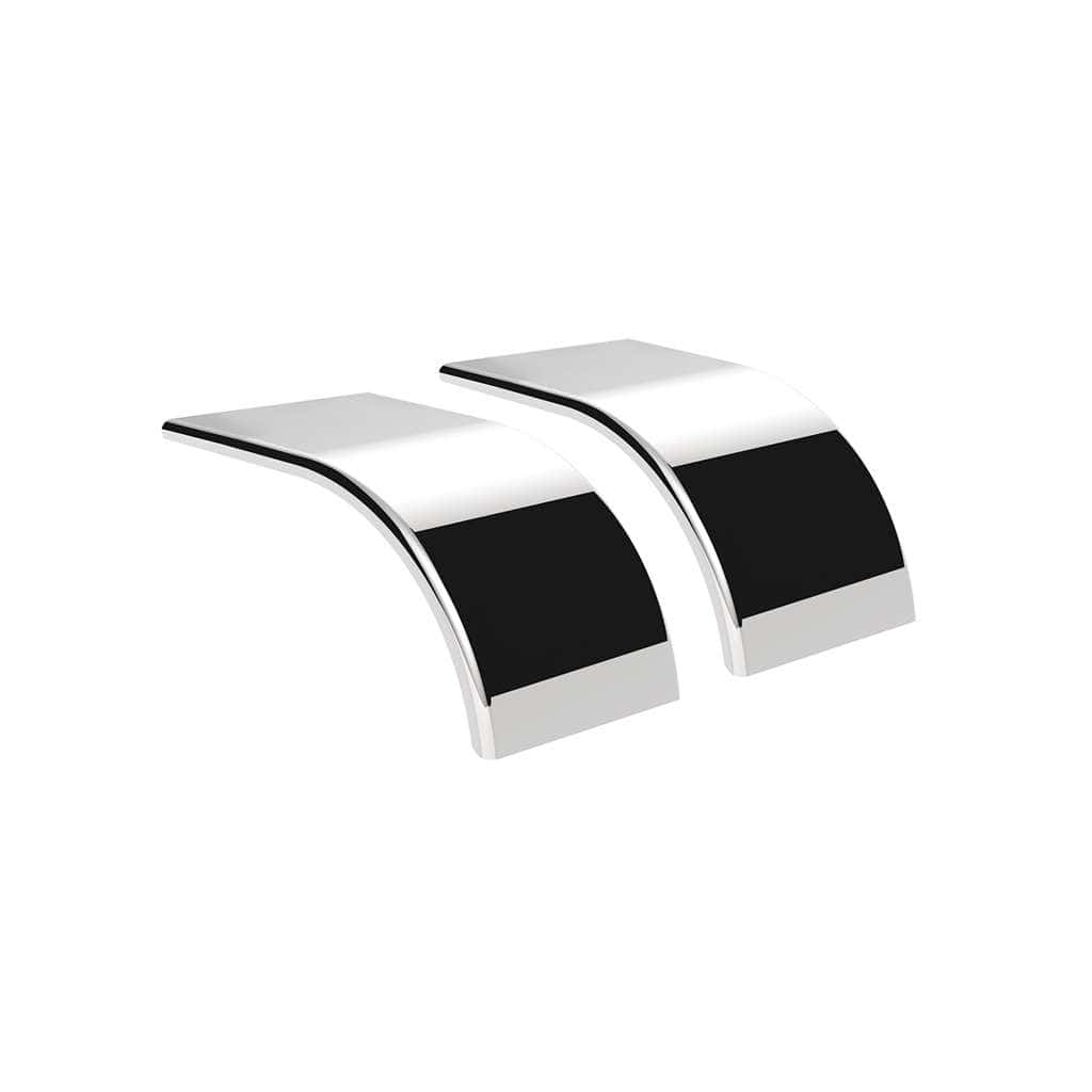 430 Stainless Steel (16ga) Roll Formed Edge Smooth Half Fender - SS Series