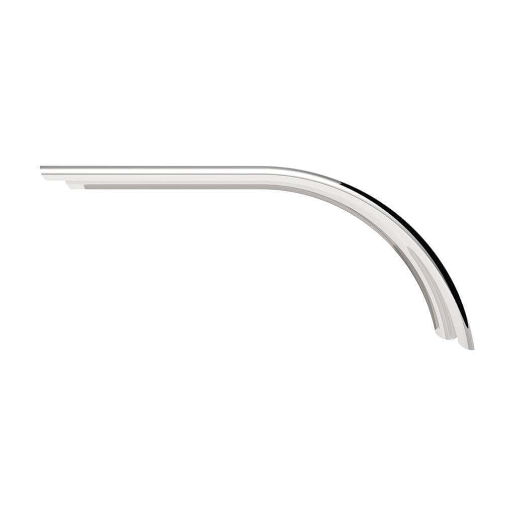 430 Stainless Steel (16Ga) Roll Formed Edge Smooth Half Fender - Ss Series 4 430 Stainless Steel (16ga) Roll Formed Edge Smooth Half Fender - SS Series