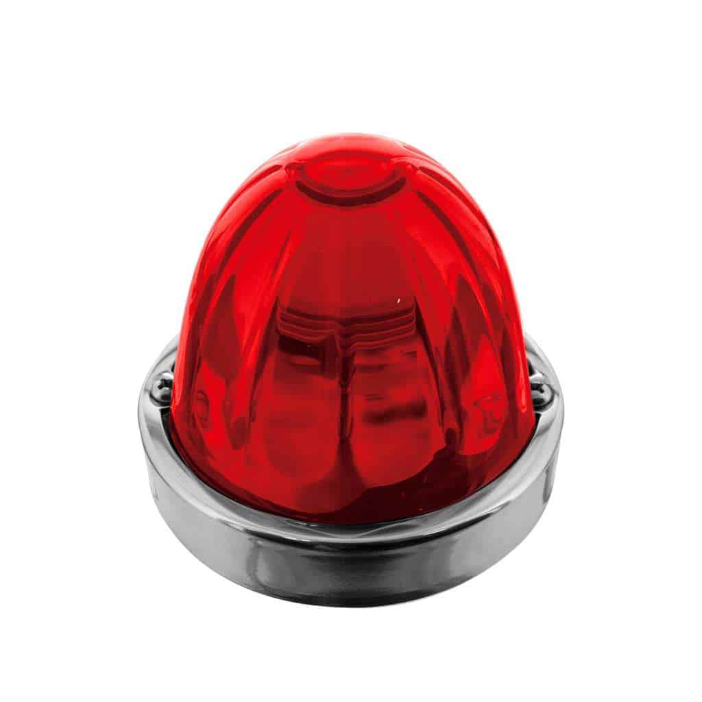 Glass Watermelon Flush Mount Kit - Red