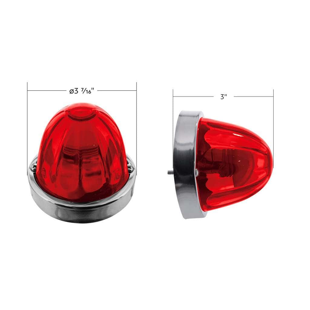 Glass Watermelon Flush Mount Kit – Red 9 Glass Watermelon Flush Mount Kit - Red