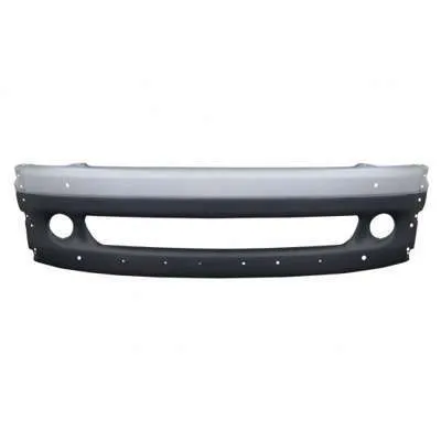 Freightliner Columbia Center Bumper - Silver Without Tow Hole