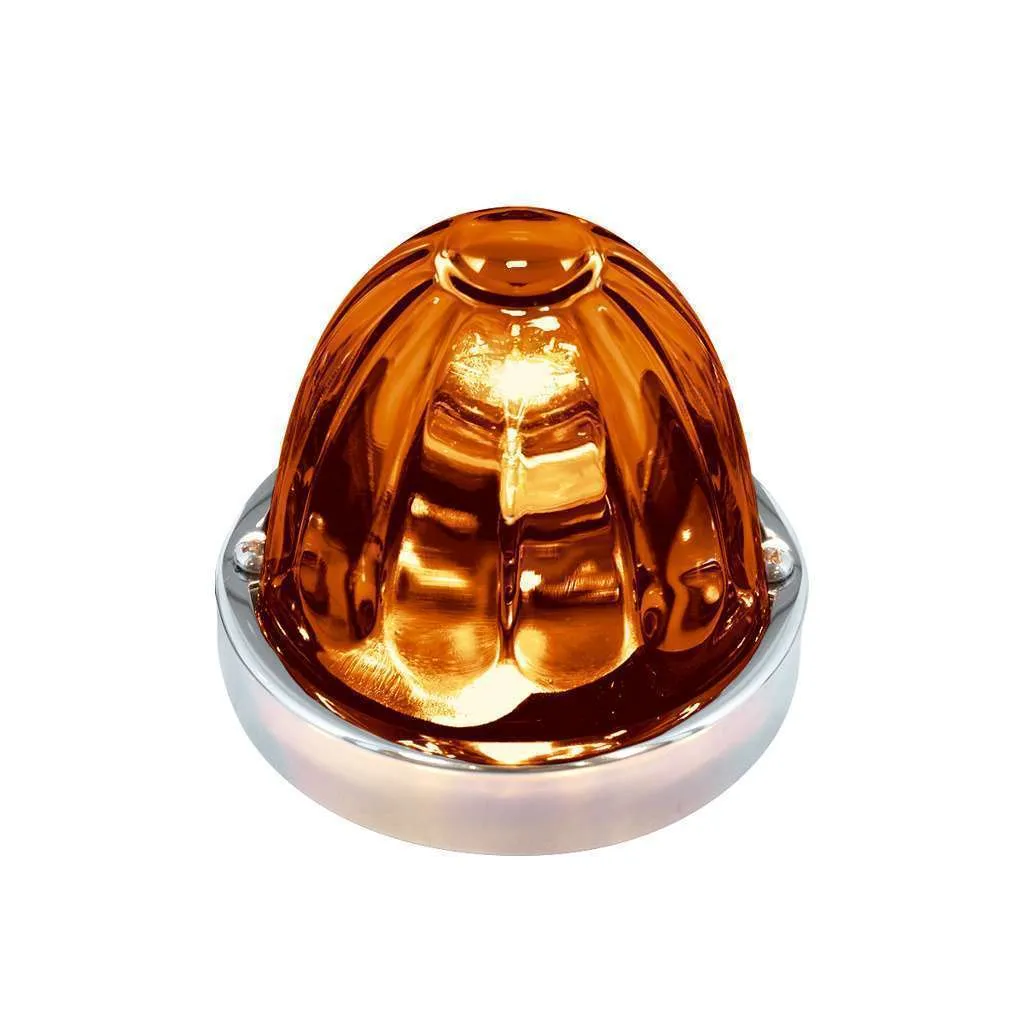 Glass Watermelon Flush Mount Kit – Dark Amber