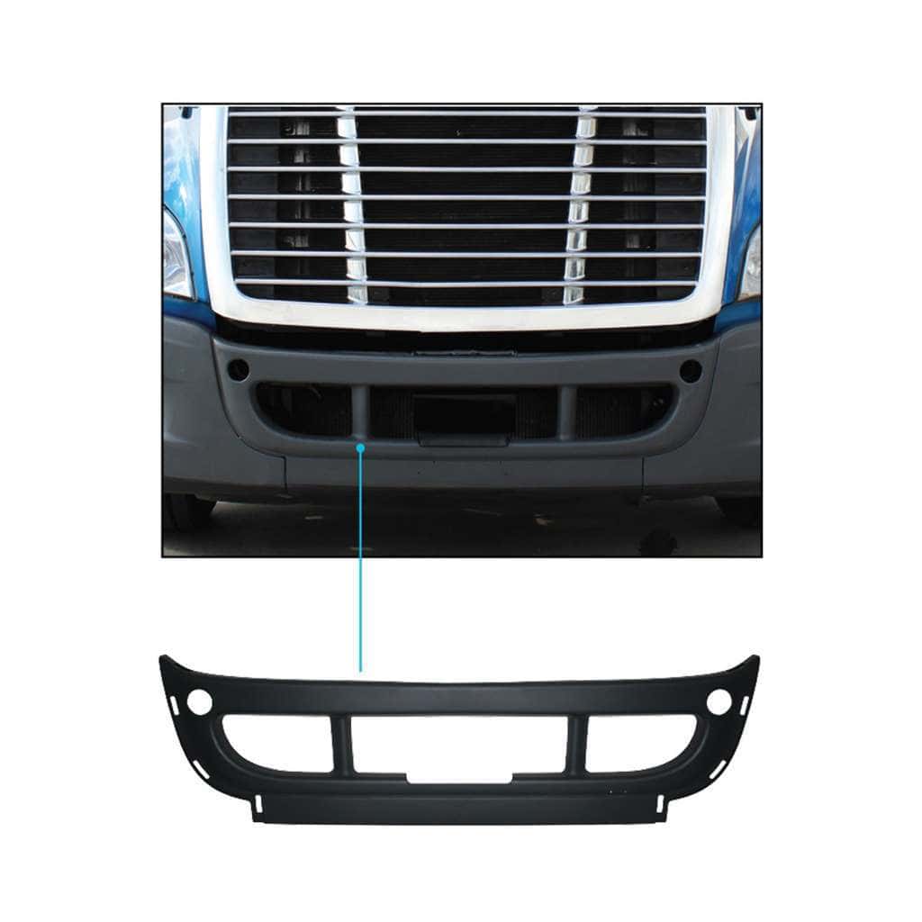 Center Bumper Without Center Trim Mounting Holes For 2008-2017 Freightliner Cascadia 4 Center Bumper Without Center Trim Mounting Holes For 2008-2017 Freightliner Cascadia
