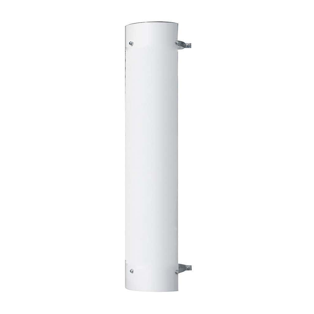 48" Tall 270 Degree Stainless Exhaust Muffler Shield For 10" Diameter Exhaust - Plain