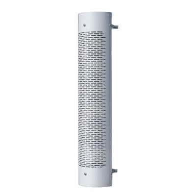 48" Tall 270 Degree Stainless Exhaust Muffler Shield For 10" Diameter Exhaust - Horizontal Slot