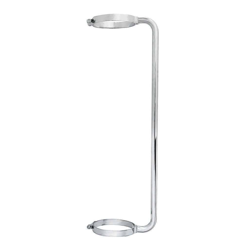 34" Chrome Exhaust Grab Handle - 8" Clamp