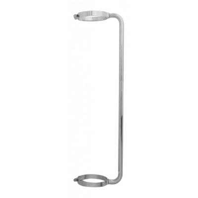 45" Chrome Exhaust Grab Handle - 6" Clamp