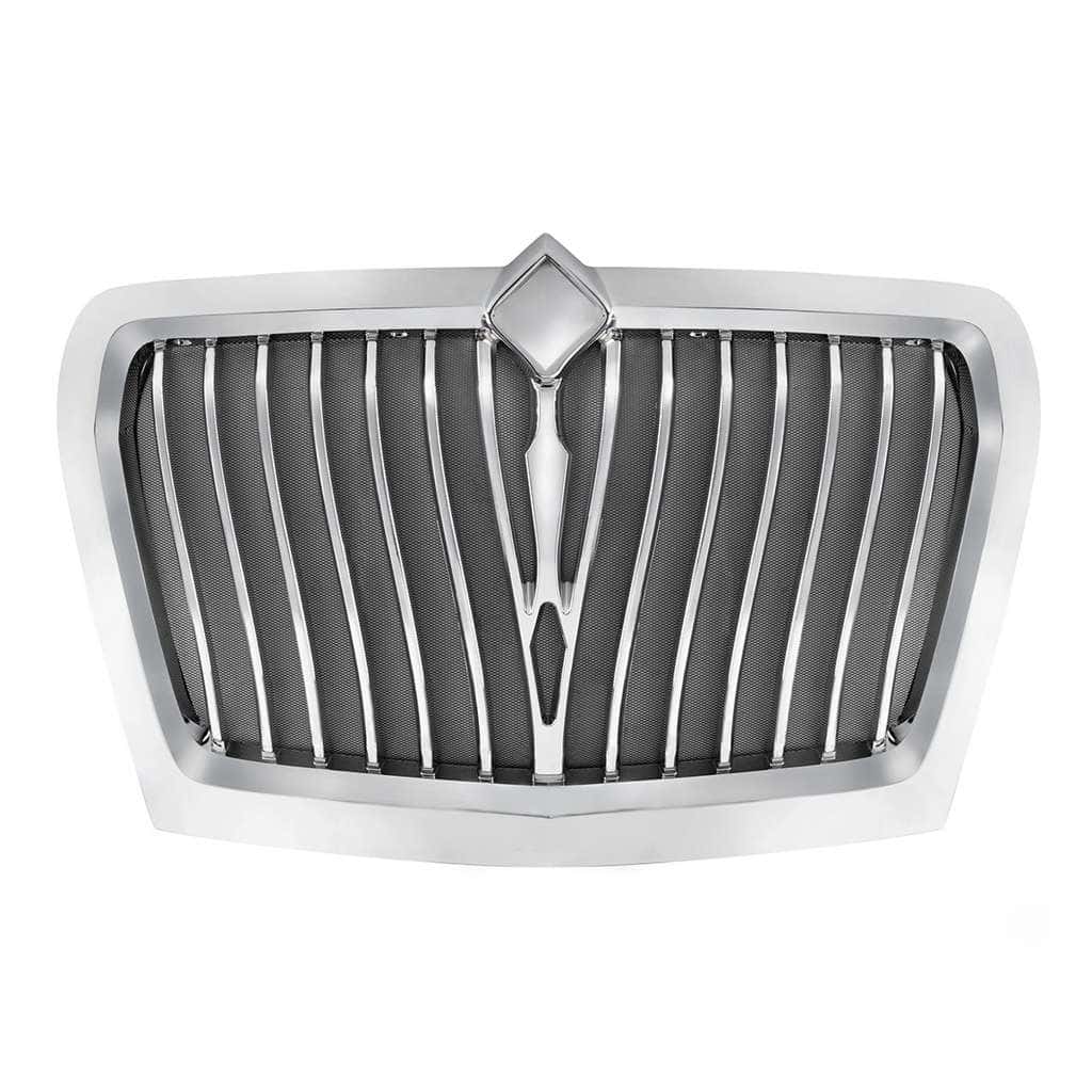 Curved Style Grille With Bug Screen For 2018-2025 International Lt 3 Curved Style Grille With Bug Screen For 2018-2025 International LT