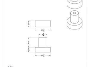 thumbnail image 2 of Polyurethane Exhaust Bracket Bushing Set (4 Piece) For Peterbilt Trucks 2 of 4