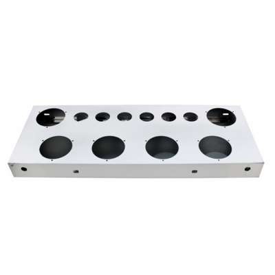 Stainless Steel Rear Center Light Panel With Six 4&Quot; Light Cutouts &Amp; Six 2&Quot; Light Cutouts 2 Stainless Steel Rear Center Light Panel With Six 4" Light Cutouts & Six 2" Light Cutouts