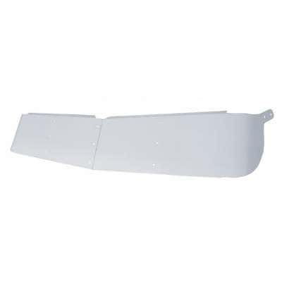 12" Stainless Curved Windshield Drop Visor For 1995-2006 Kenworth W900