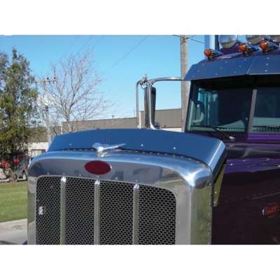 430 Stainless Steel Bug Shield For Peterbilt 388 (08-15), 389 (08-23) & Heavy Haul 367 (08-15)