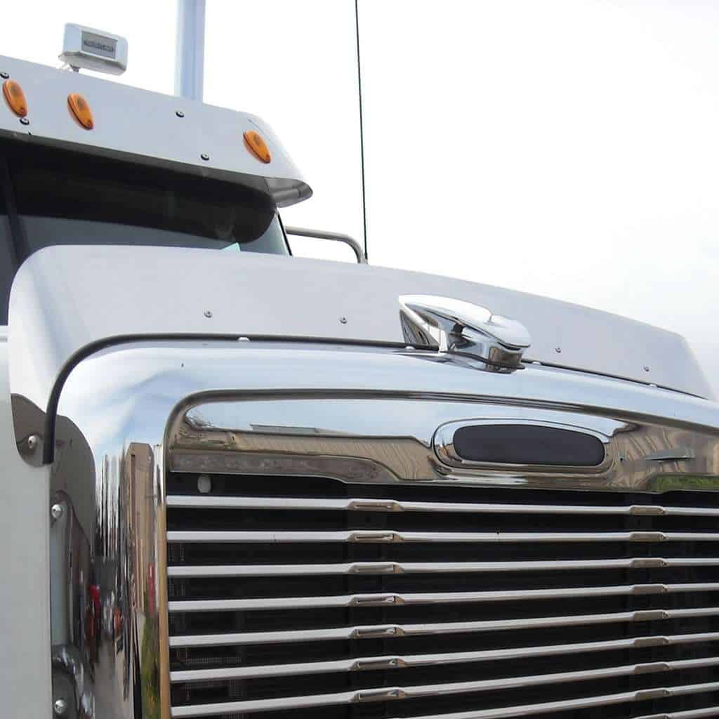 430 Stainless Steel Bug Shield For 2010+ Freightliner Coronado