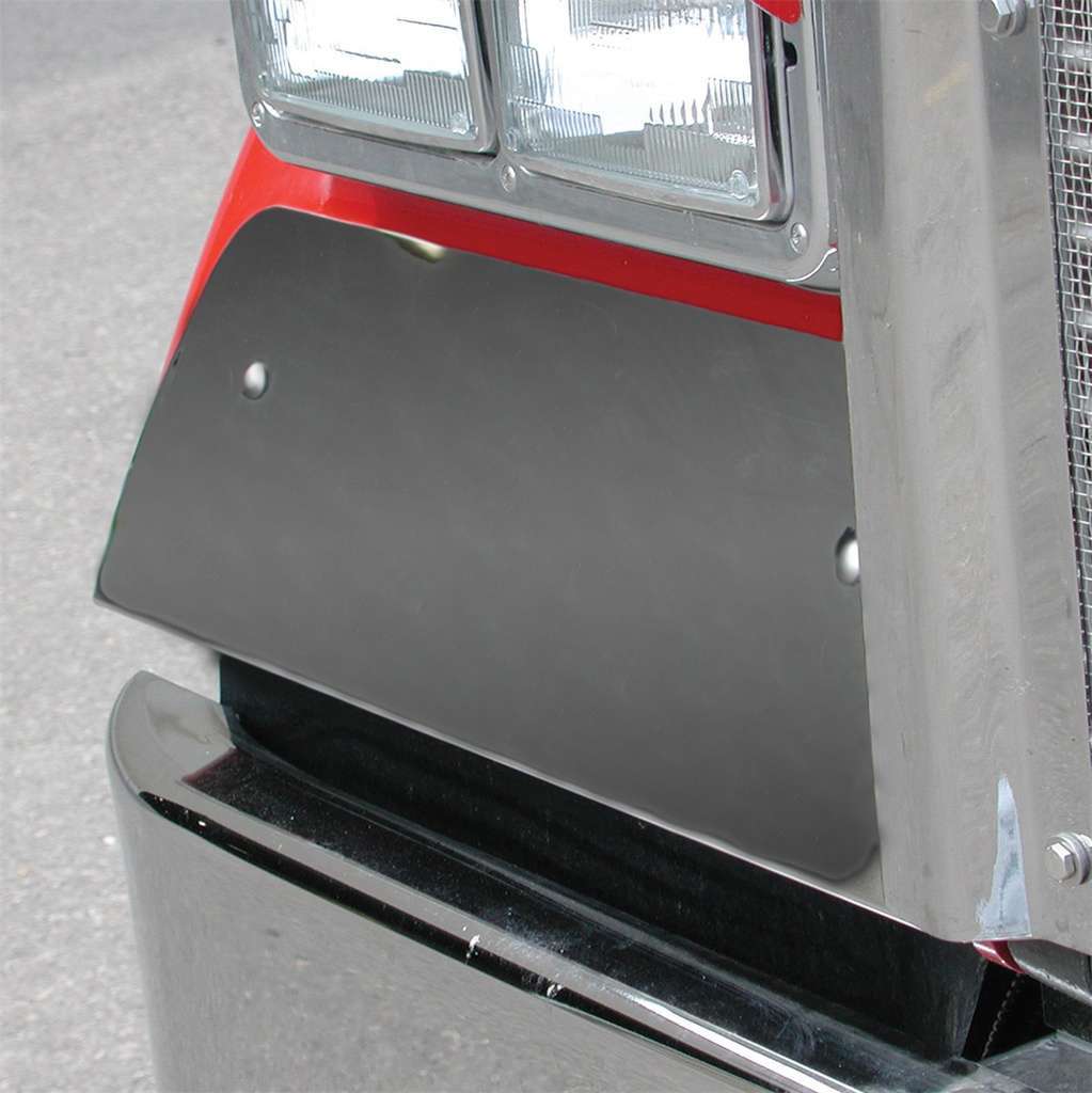 Stainless Steel Under Headlight Fender Guard For 1990-2024 Kenworth W900L