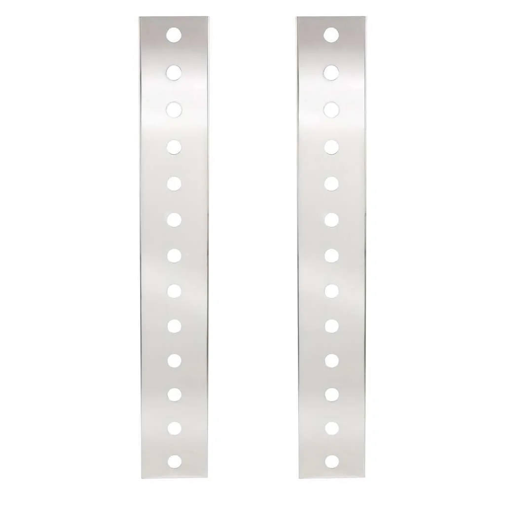 Peterbilt Stainless Front Air Cleaner Bracket Only - 26 Mini Light Cutouts