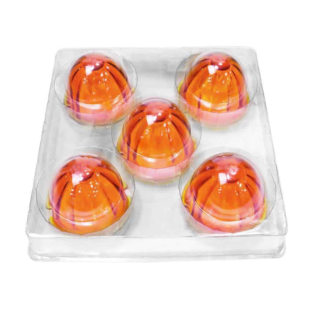 Watermelon Glass Marker Light Lens – Amber (5 Pack) 4 Watermelon Glass Marker Light Lens - Amber (5 Pcs)