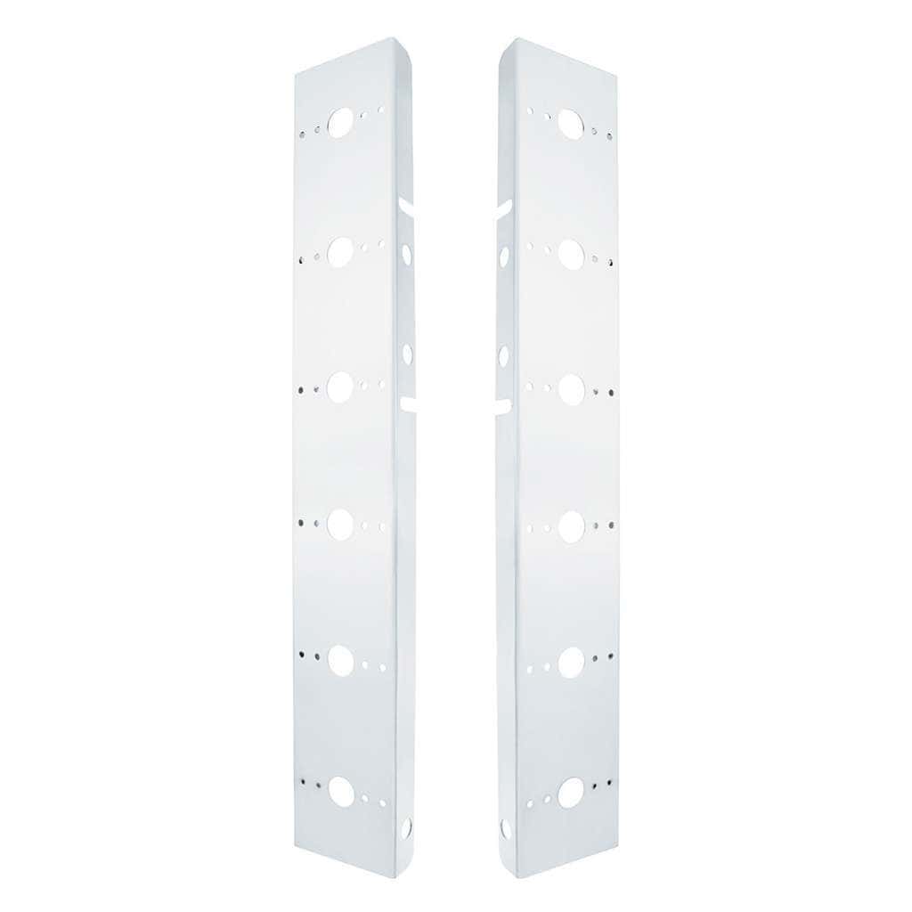 Peterbilt Stainless Front Air Cleaner Bracket Only - 12 Light Cutouts