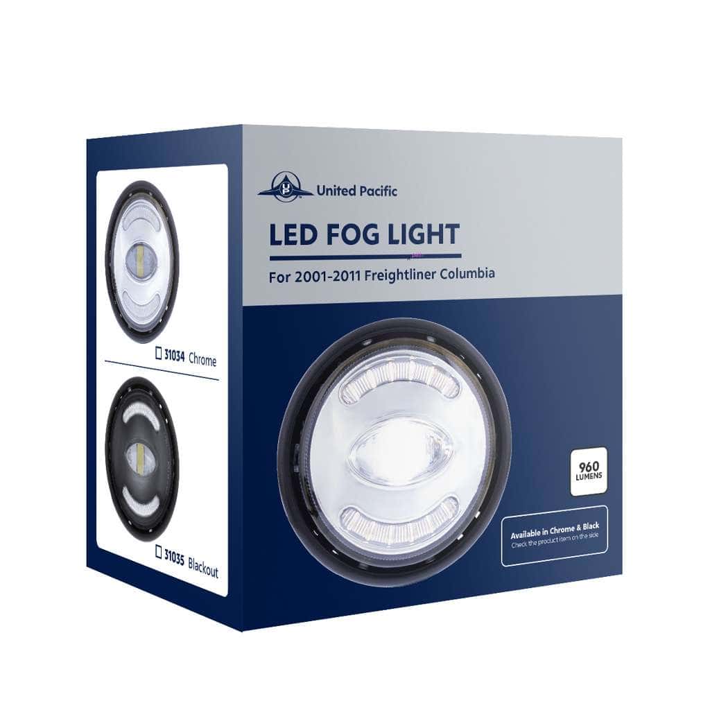 2001-2011 Freightliner Columbia Chrome Led Fog Light 8 2001-2011 Freightliner Columbia Chrome LED Fog Light
