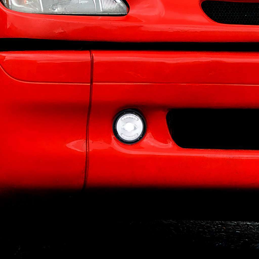 2001-2011 Freightliner Columbia Black Led Fog Light 7 2001-2011 Freightliner Columbia Black LED Fog Light