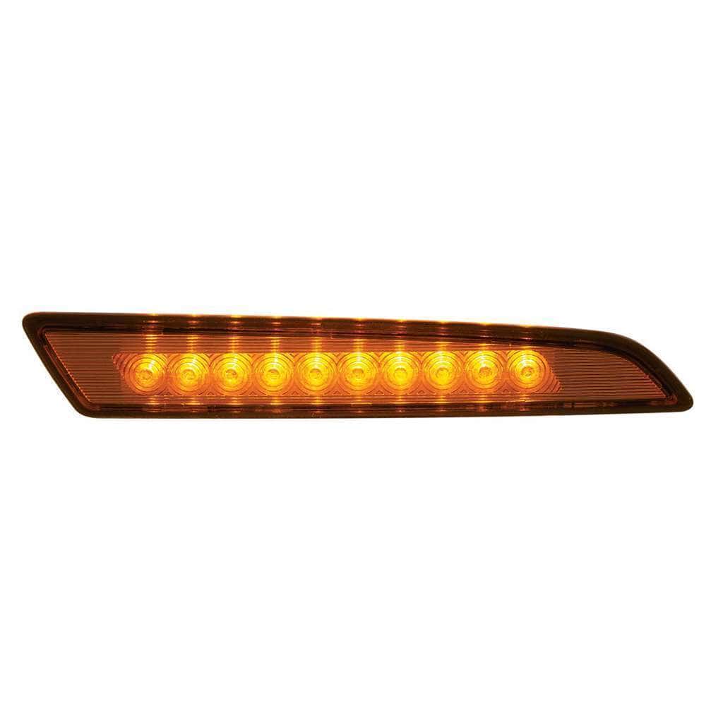 10 LED Hood Fender Side Marker Light For 2018-2024 Volvo VN/VNL