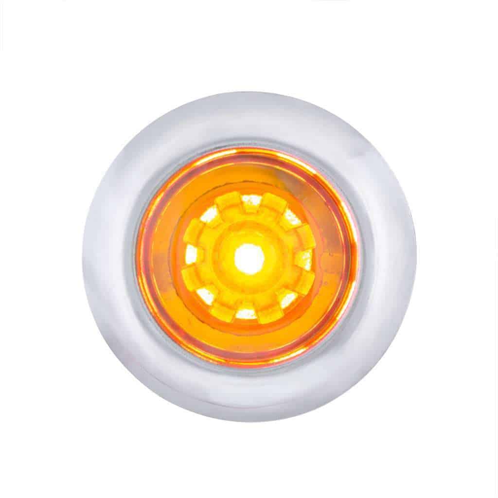 3/4" ArcBlast Series Dual Function Penny Light – Amber