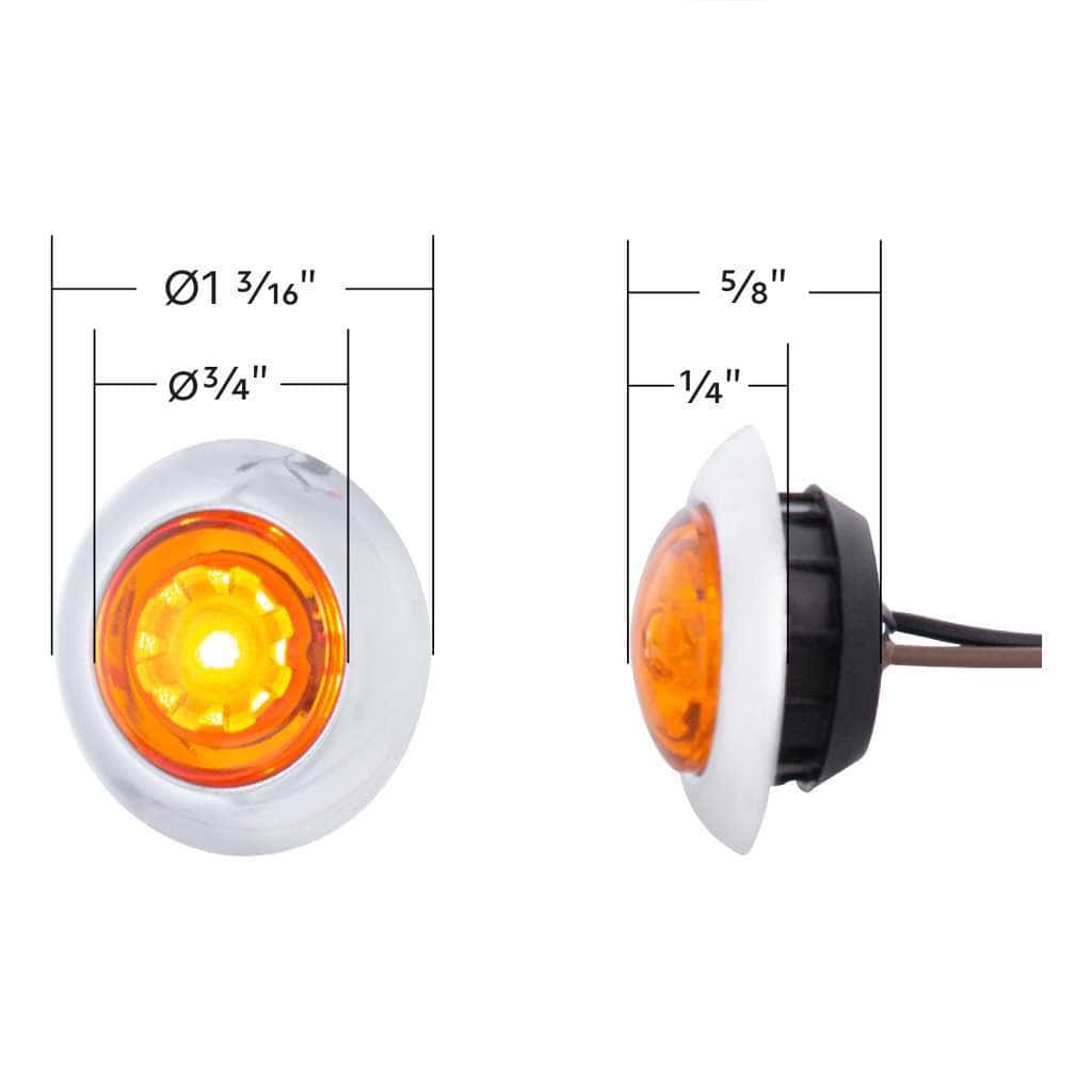 3/4&Quot; Arcblast Series Dual Function Penny Light – Amber 4 3/4" ArcBlast Series Dual Function Penny Light – Amber