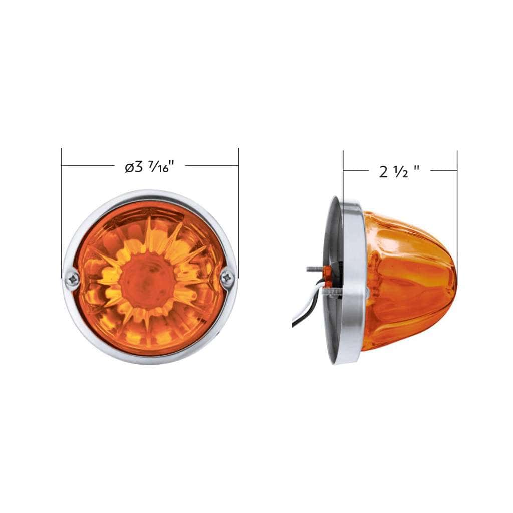 Glass Watermelon Light Kit – Amber Led/Lens 7 Glass Watermelon Light Kit – Amber LED/Lens