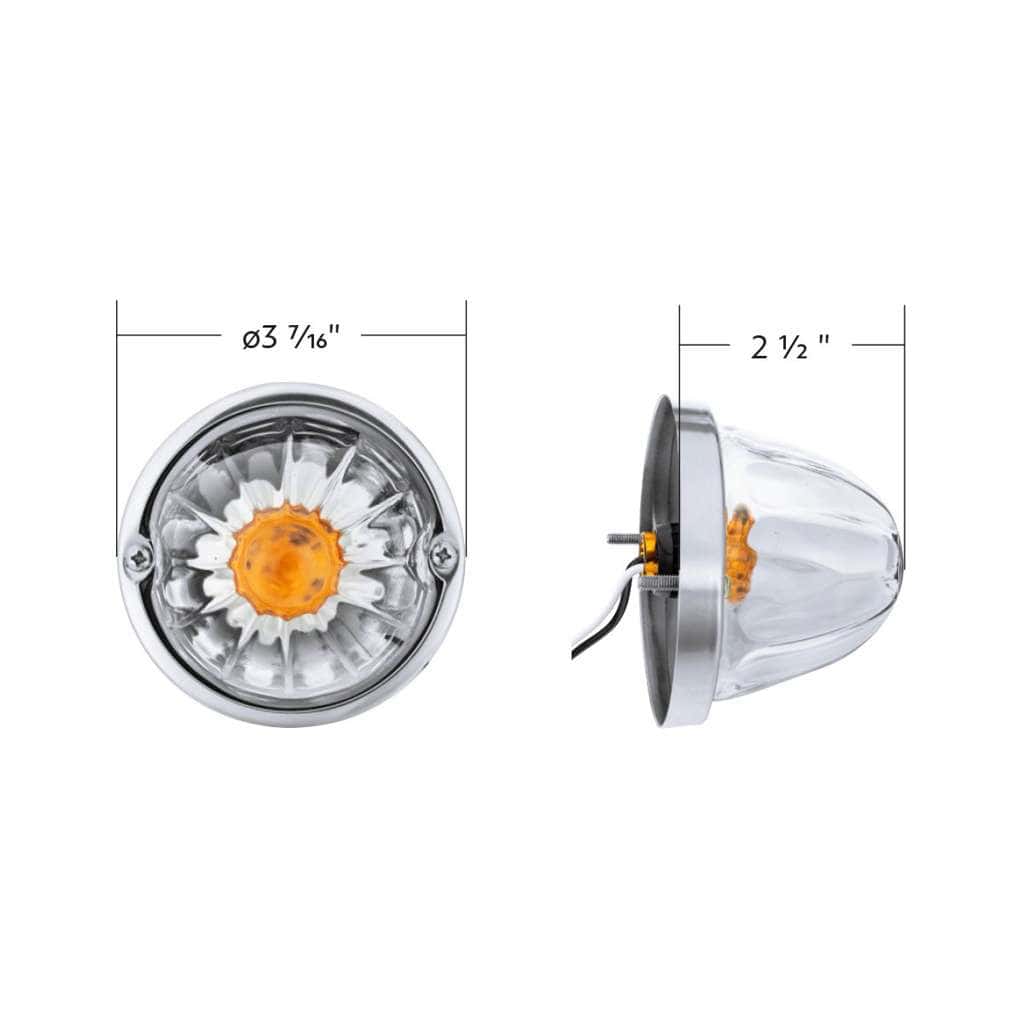 Glass Watermelon Light Kit – Amber Led/Clear Lens 7 Glass Watermelon Light Kit – Amber LED/Clear Lens