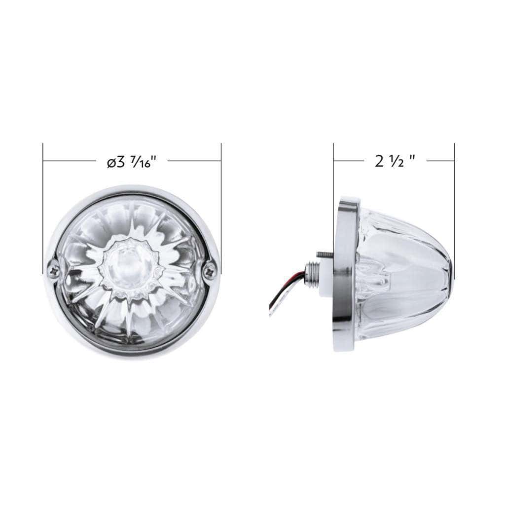 2 Led Glass Watermelon Light Kit – Red Led/Clear Lens 8 2 LED Glass Watermelon Light Kit – Red LED/Clear Lens