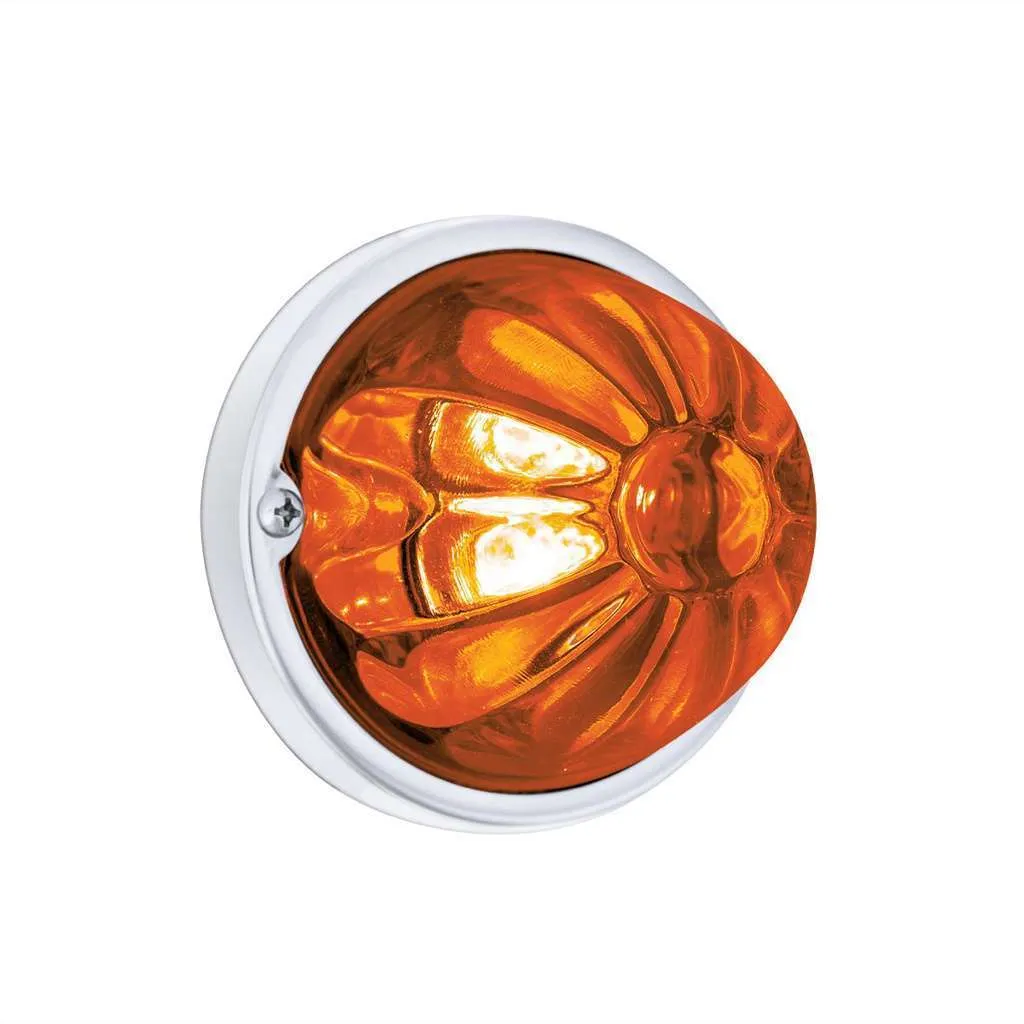 4 LED Glass Watermelon Light Kit – Amber LED/Dark Amber Lens