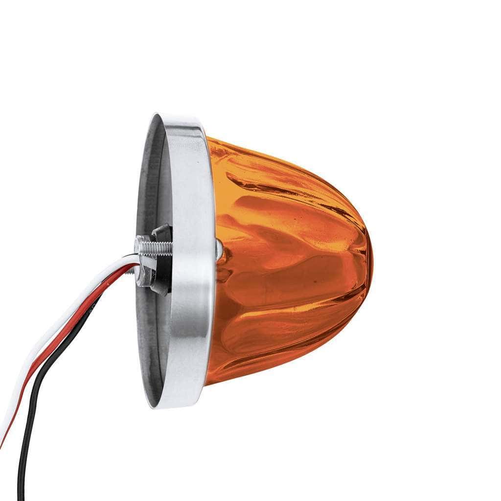 4 Led Glass Watermelon Light Kit – Amber Led/Dark Amber Lens 5 4 LED Glass Watermelon Light Kit – Amber LED/Dark Amber Lens