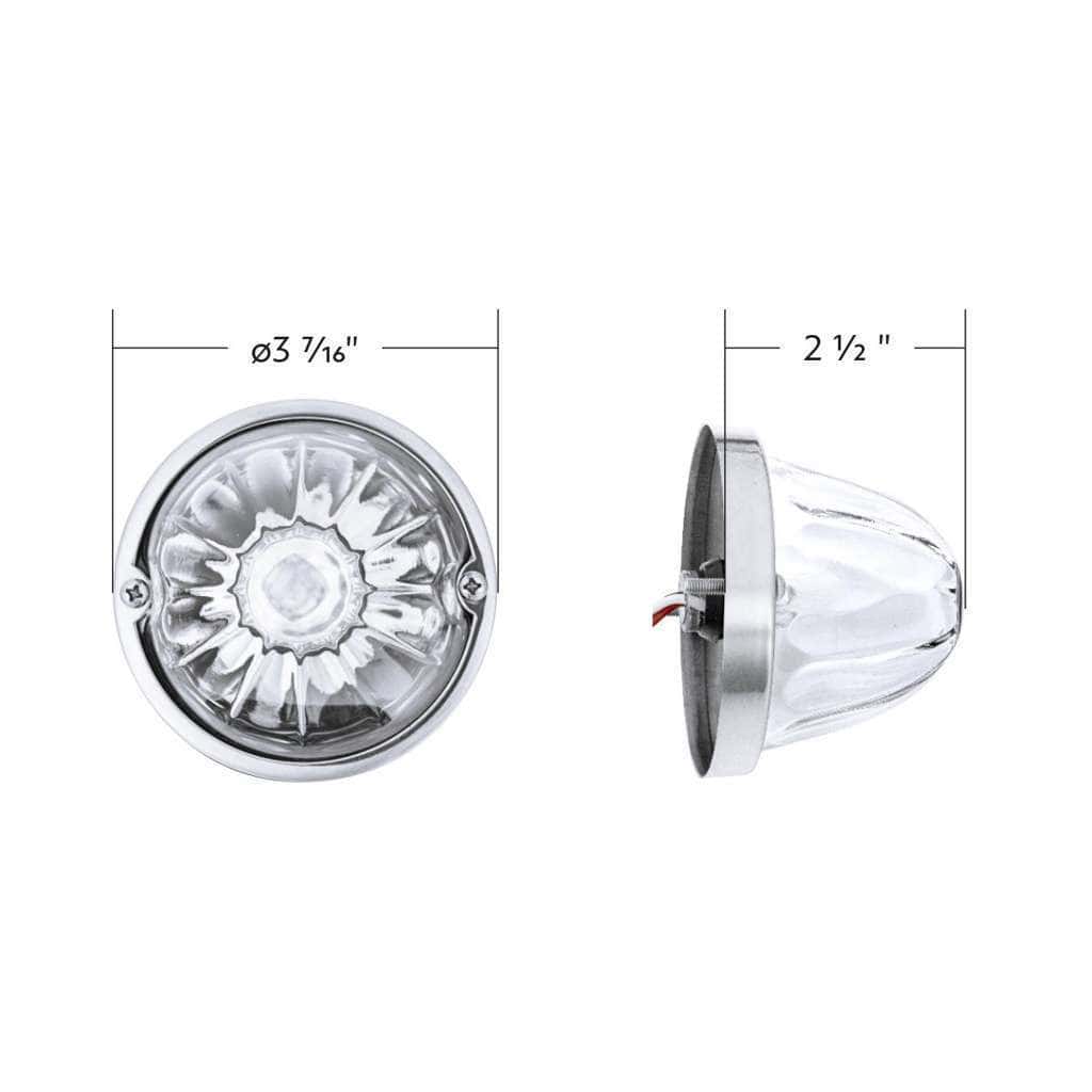 4 Led Glass Watermelon Light Kit – Blue Led/Clear Lens 8 4 LED Glass Watermelon Light Kit – Blue LED/Clear Lens