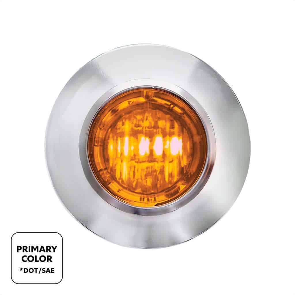 3/4" Double Fury Penny Light – Amber & Green