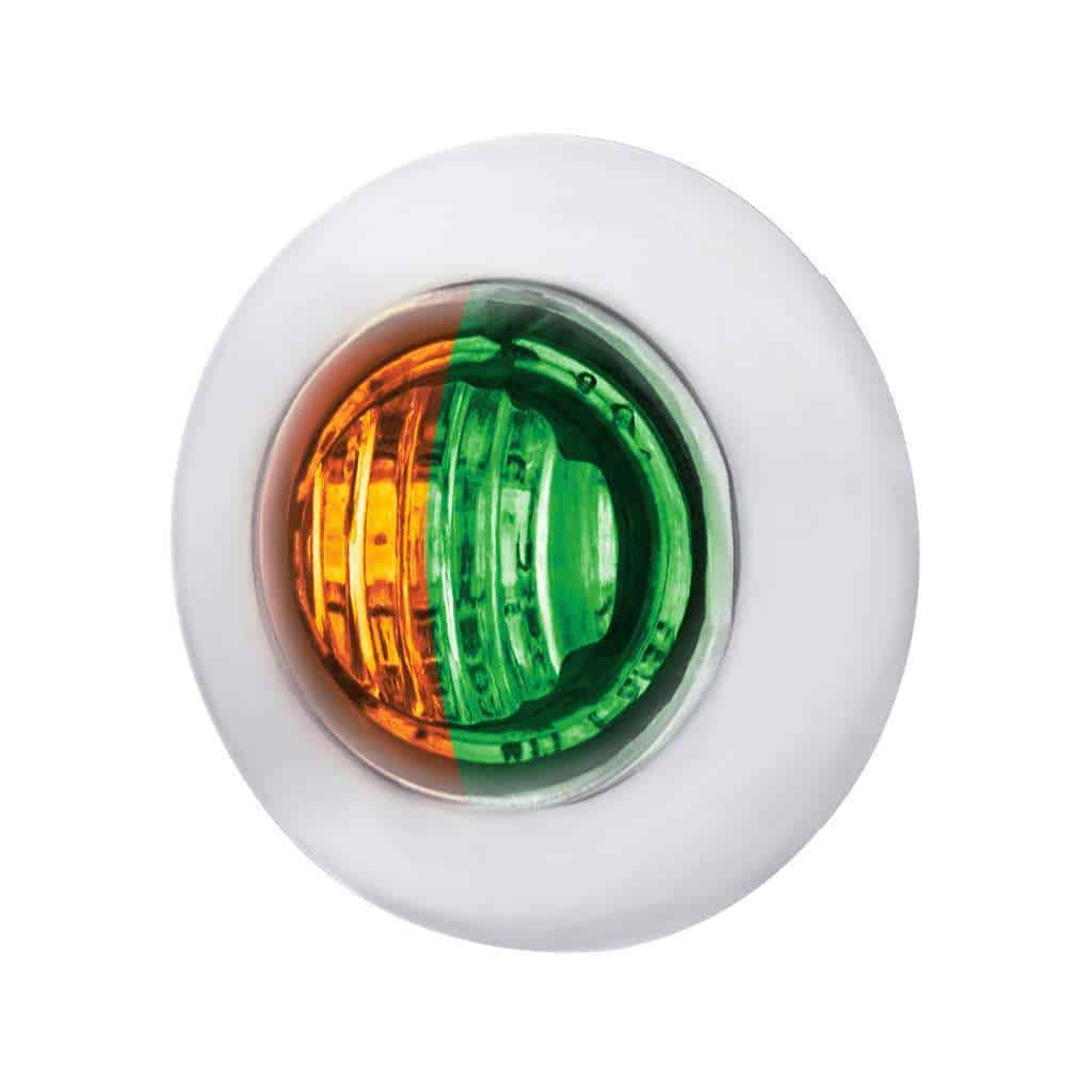 3/4&Quot; Double Fury Penny Light – Amber &Amp; Green 5 3/4" Double Fury Penny Light – Amber & Green