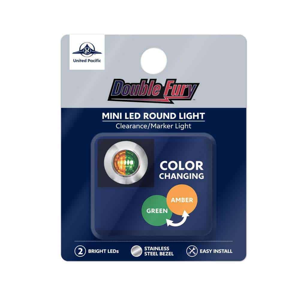 3/4&Quot; Double Fury Penny Light – Amber &Amp; Green 8 3/4" Double Fury Penny Light – Amber & Green