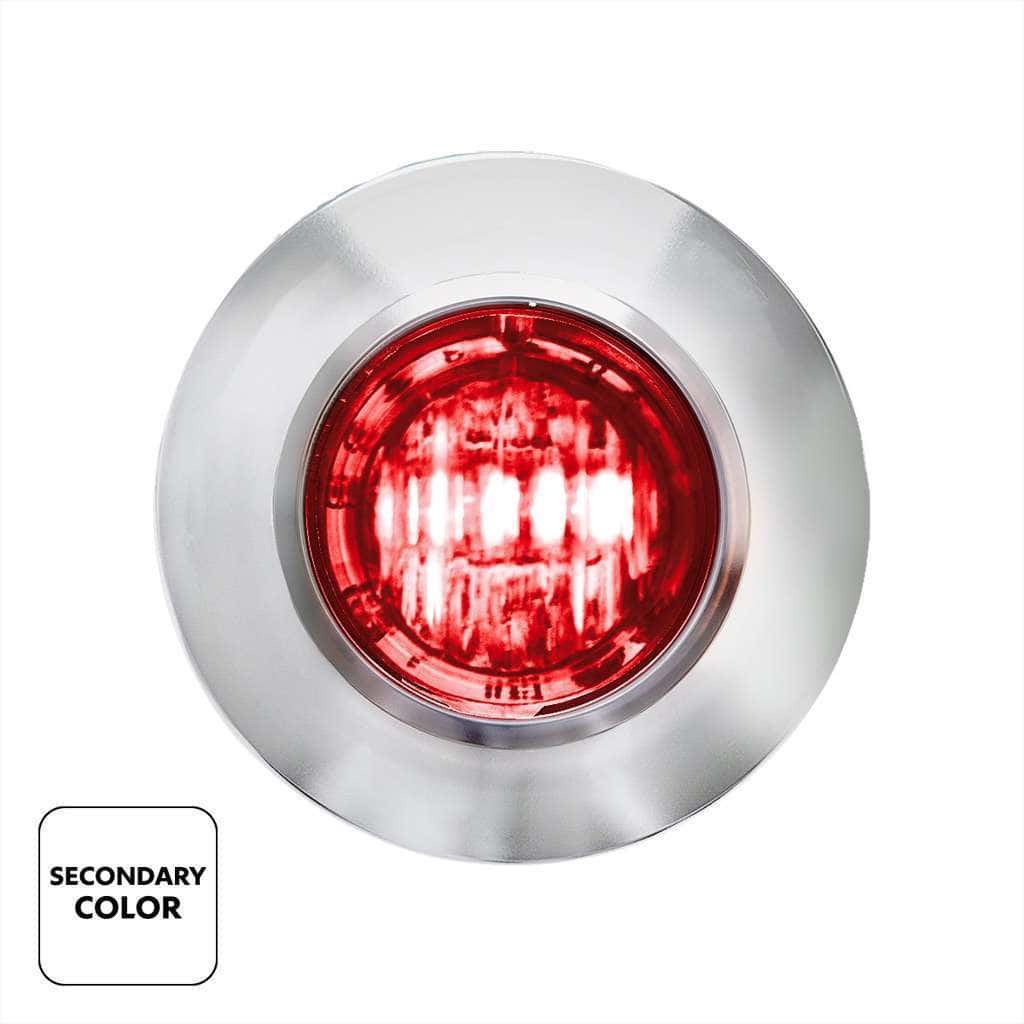 3/4&Quot; Double Fury Penny Light – Amber &Amp; Red 3 3/4" Double Fury Penny Light – Amber & Red