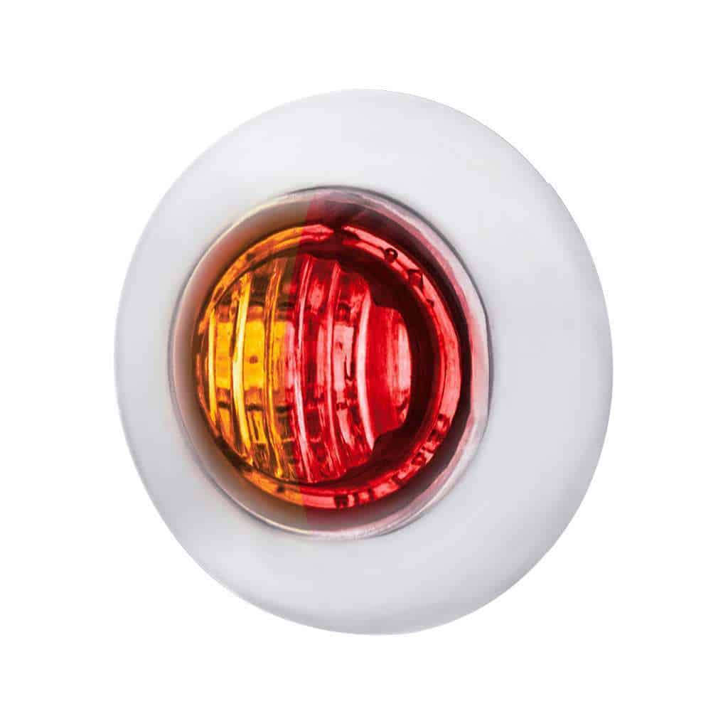 3/4&Quot; Double Fury Penny Light – Amber &Amp; Red 4 3/4" Double Fury Penny Light – Amber & Red