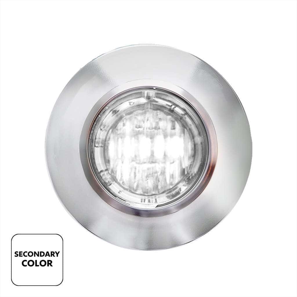 3/4&Quot; Double Fury Penny Light – Amber &Amp; White 3 3/4" Double Fury Penny Light – Amber & White
