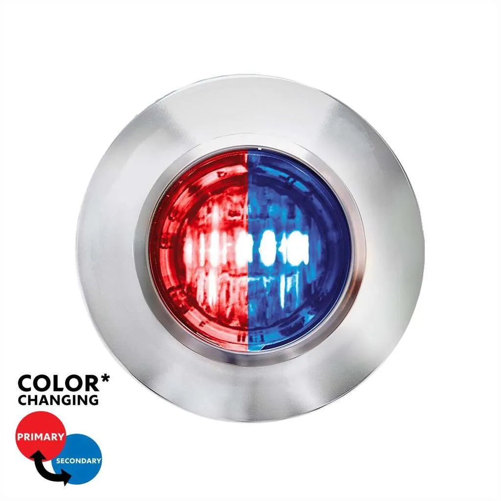 3/4" Double Fury Penny Light – Red & Blue