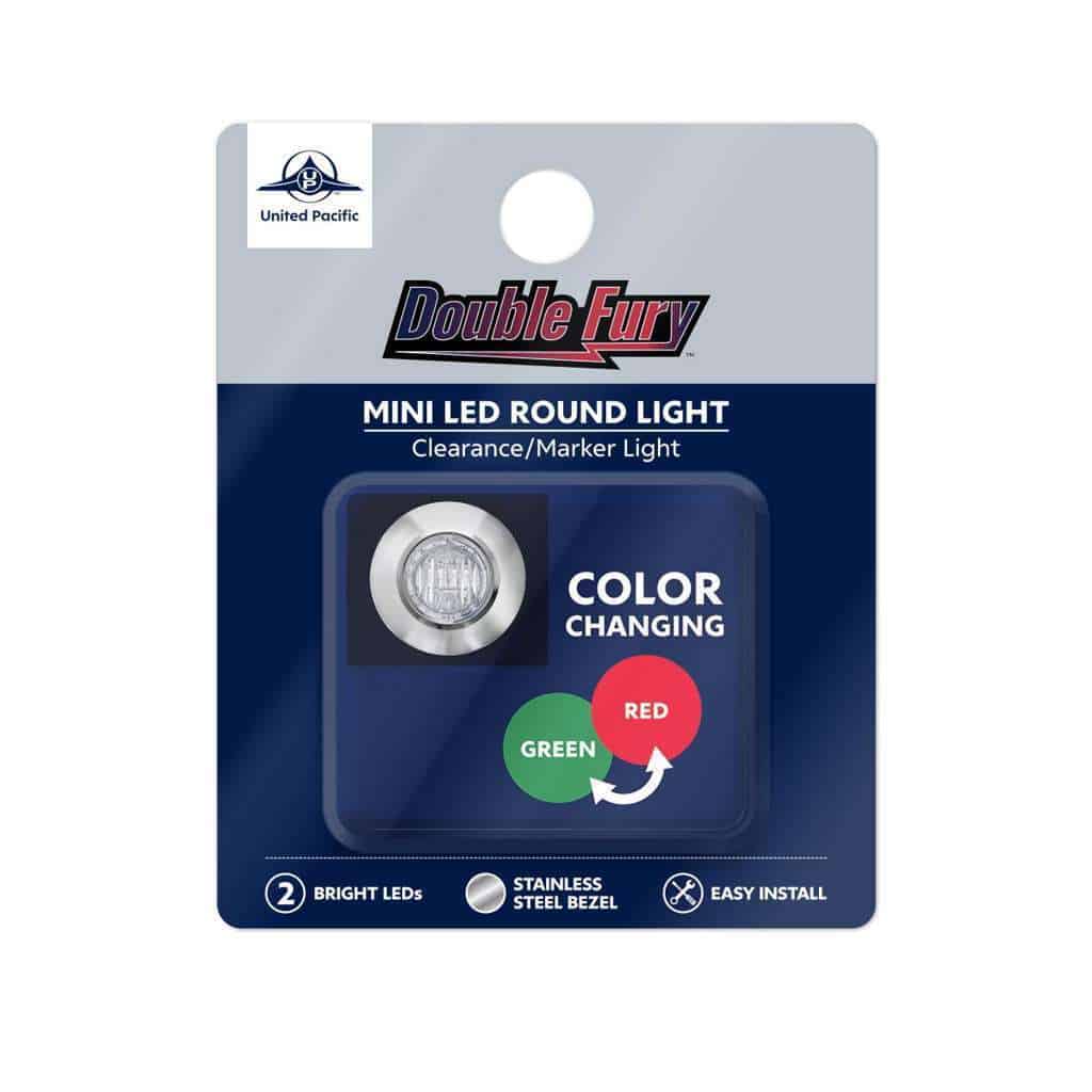 3/4&Quot; Double Fury Penny Light – Red &Amp; Green 7 3/4" Double Fury Penny Light – Red & Green