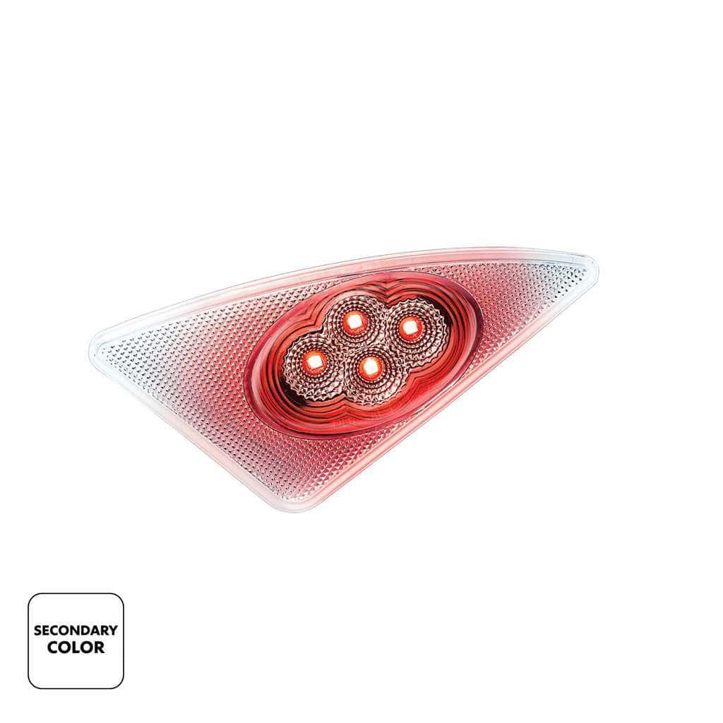 Double Fury 4 Led Fender Signal Light For 2008-2017 Kenworth T660-Amber &Amp; Red Led 4 Double Fury 4 LED Fender Signal Light For 2008-2017 Kenworth T660-Amber & Red LED