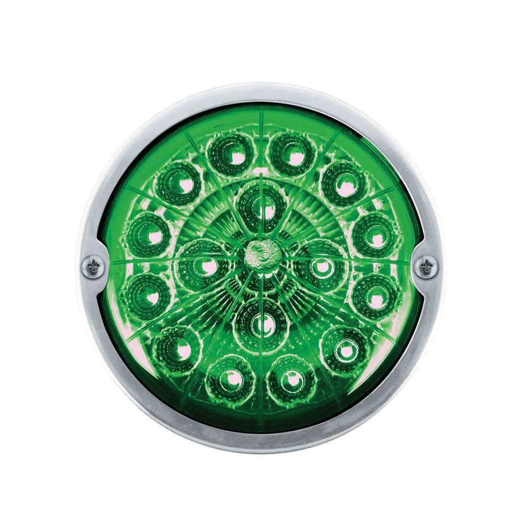 Double Fury 17 Led Dual Function Watermelon Torpedo Cab Light-Amber &Amp; Green Led/Clear Lens 6 Double Fury 17 LED Dual Function Watermelon Torpedo Cab Light-Amber & Green LED/Clear Lens