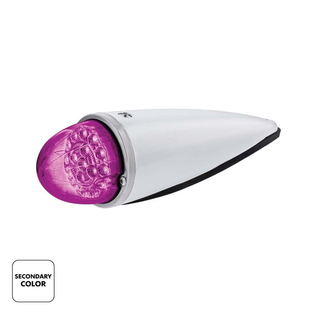 Double Fury 17 Led Dual Function Watermelon Torpedo Cab Light-Amber &Amp; Purple Led/Clear Lens 3 Double Fury 17 LED Dual Function Watermelon Torpedo Cab Light-Amber & Purple LED/Clear Lens