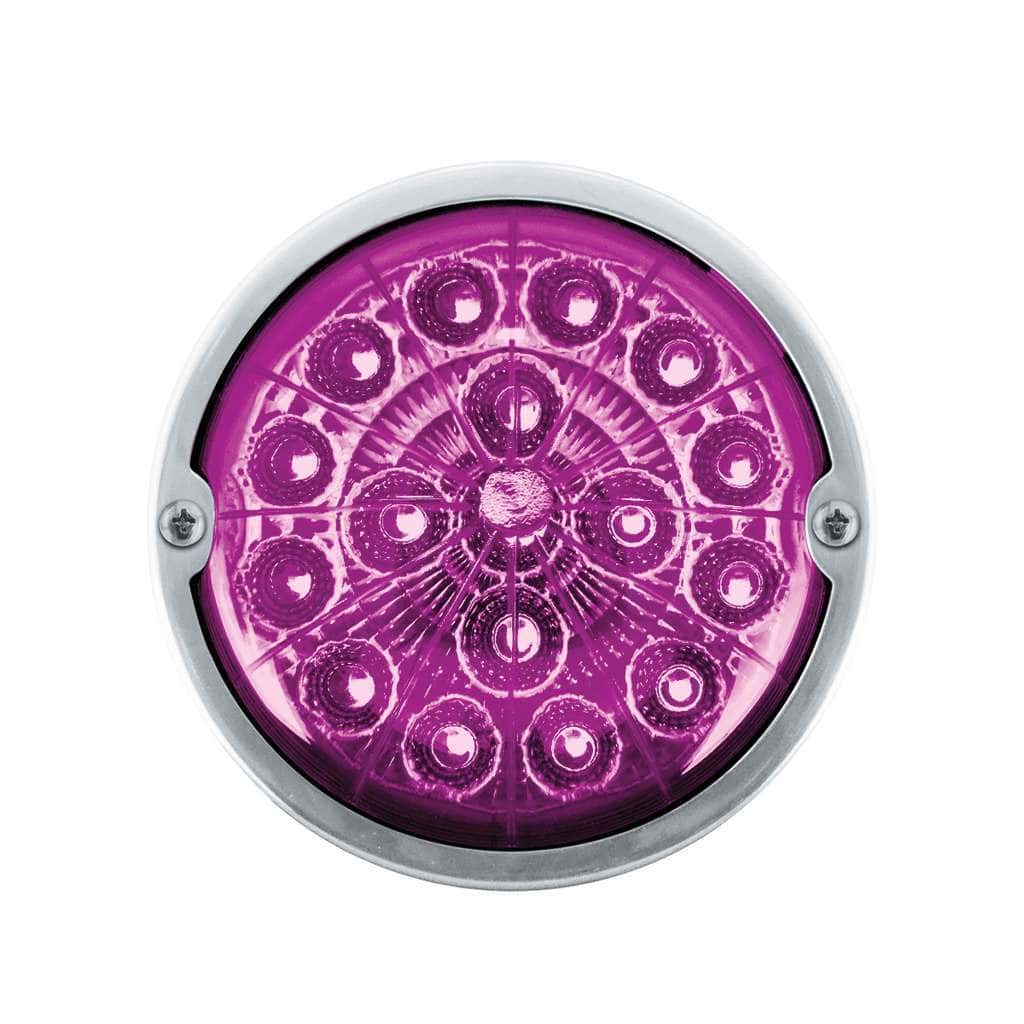 Double Fury 17 Led Dual Function Watermelon Torpedo Cab Light-Amber &Amp; Purple Led/Clear Lens 6 Double Fury 17 LED Dual Function Watermelon Torpedo Cab Light-Amber & Purple LED/Clear Lens