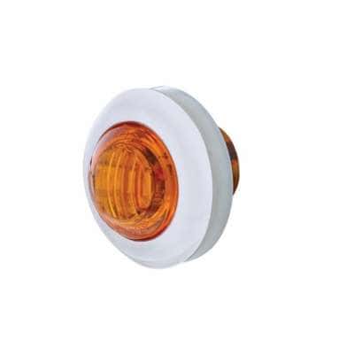 3/4&Quot; Dual Function Marker Light W/Bezel &Amp; Washer – Amber 3 3/4" Dual Function Marker Light w/Bezel & Washer – Amber