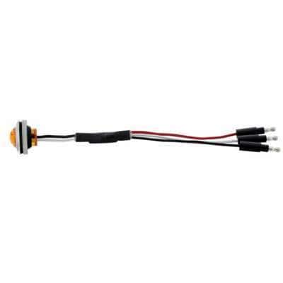 3/4&Quot; Dual Function Marker Light W/Bezel &Amp; Washer – Amber 4 3/4" Dual Function Marker Light w/Bezel & Washer – Amber