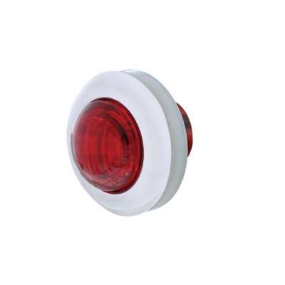 3/4&Quot; Dual Function Marker Light W/Bezel &Amp; Washer – Red 3 3/4" Dual Function Marker Light w/Bezel & Washer – Red