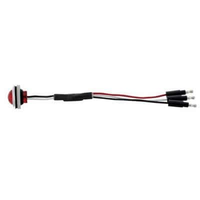 3/4&Quot; Dual Function Marker Light W/Bezel &Amp; Washer – Red 4 3/4" Dual Function Marker Light w/Bezel & Washer – Red