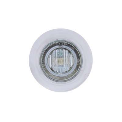 3/4" Dual Function Marker Light w/Bezel & Washer – Amber/Clear