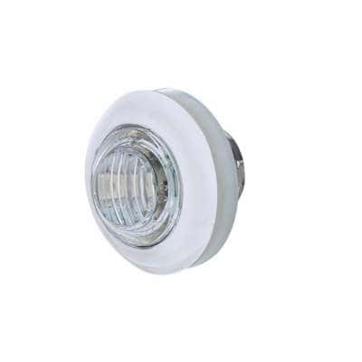 3/4&Quot; Dual Function Marker Light W/Bezel &Amp; Washer – Amber/Clear 3 3/4" Dual Function Marker Light w/Bezel & Washer – Amber/Clear